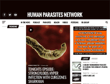 Tablet Screenshot of humanparasites.org
